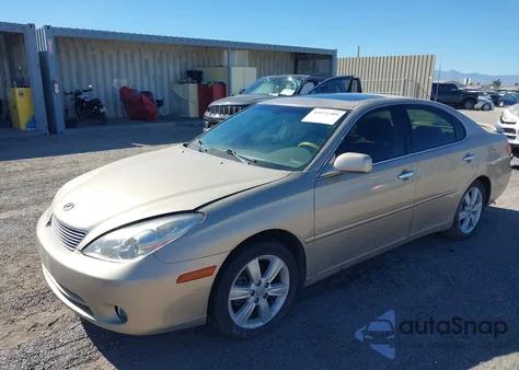 2005 Lexus Es 330 from USA, damaged, VIN JTHBA30G755062685